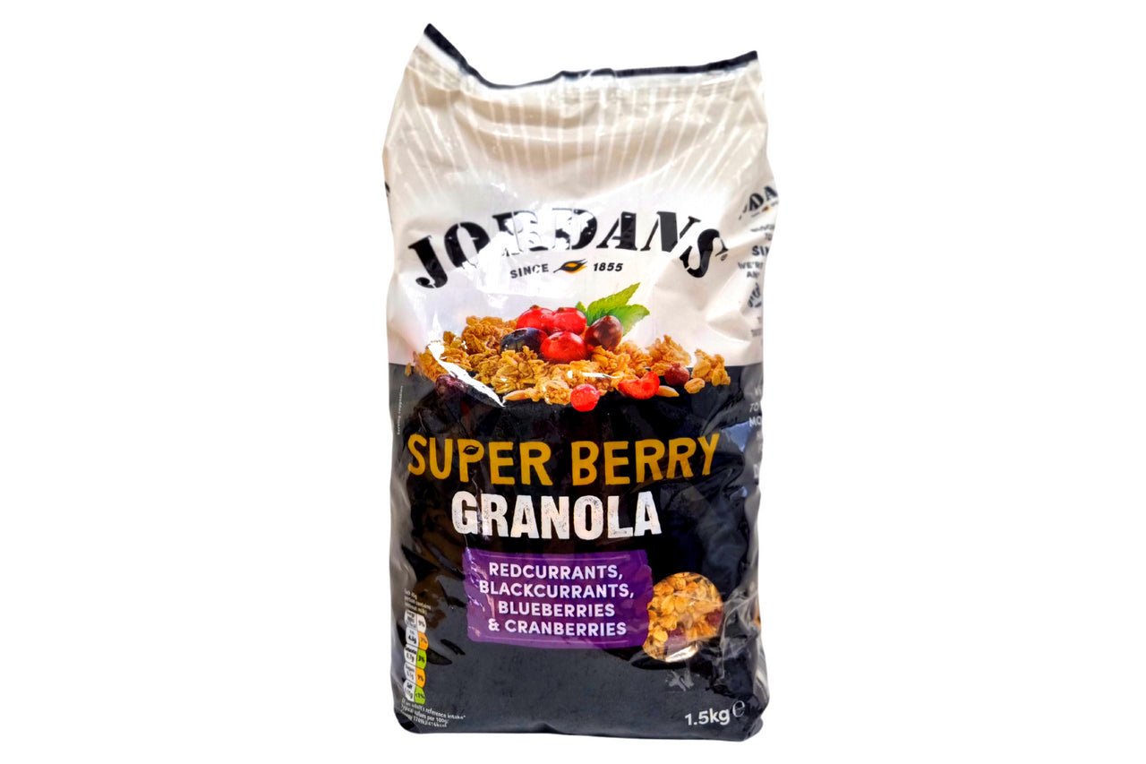 Jordans Super Berry Granola Breakfast Cereal 1.5kg