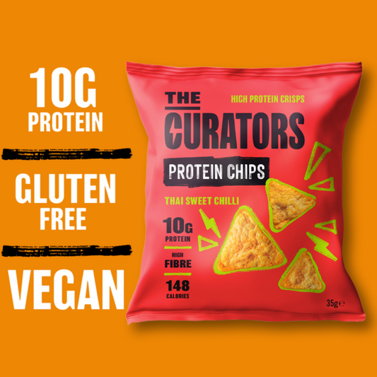 The Curators Protein Chips - Thai Sweet Chilli (12 x 35g)