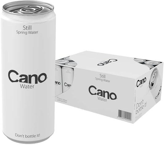 Cano Water Still Spring Water Cans (24 x 330ml)