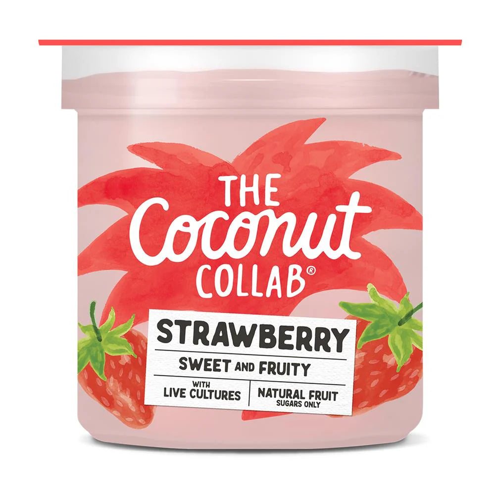 The Coconut Collab Strawberry Yoghurt - 12 x 80g