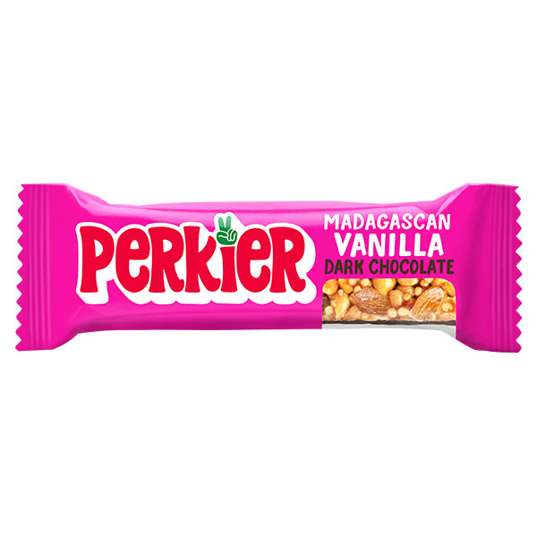 Perkier Nutty Madagascan Vanilla & Dark Chocolate Bar (15 x 37g)