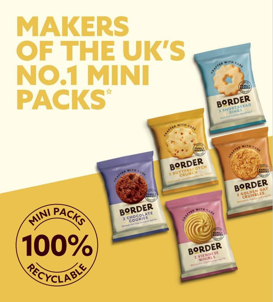 Borders Biscuits - Mini Variety Pack x 100 (35g) Packs