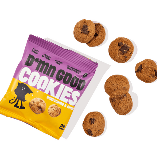 DAMN GOOD Cookies Honeycomb & Choc (12 x 38g)