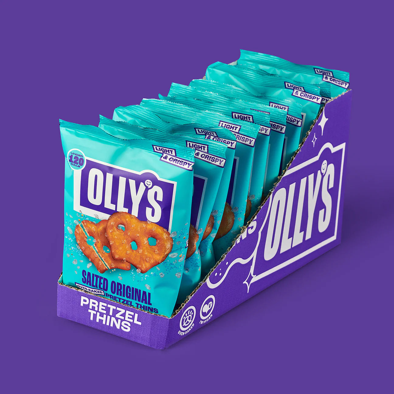 Olly's Pretzel Thins Salted Original 10 x 35g