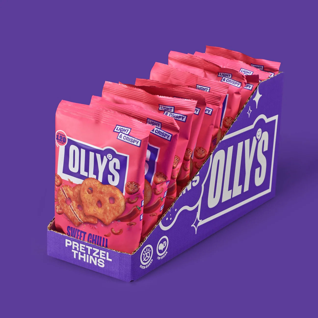 Olly's Pretzel Thins Sweet Chilli 10 x 35g