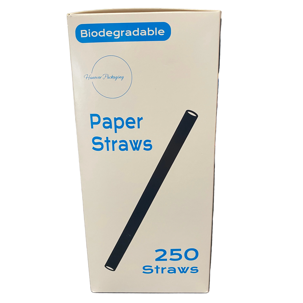 Biodegradable Paper Straws Pack of 250