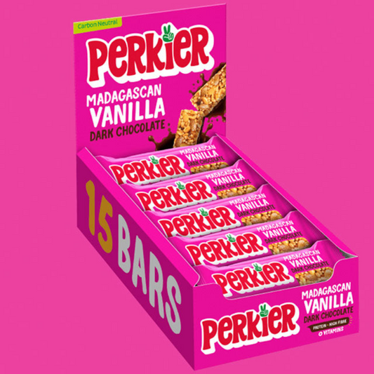 Perkier Madagascan Vanilla & Dark Chocolate Bar (15 x 37g)