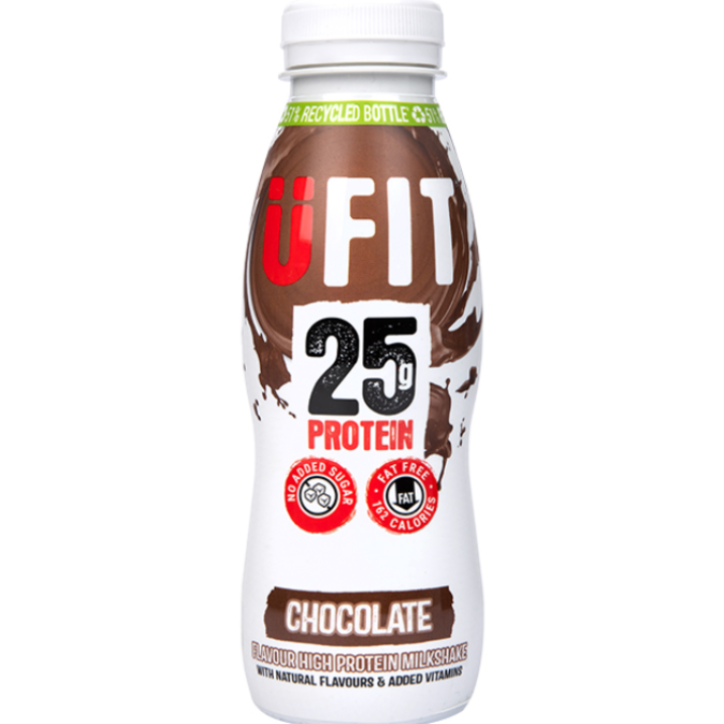 UFIT High 25g Protein Shake - Chocolate Flavour 10 x 330ml
