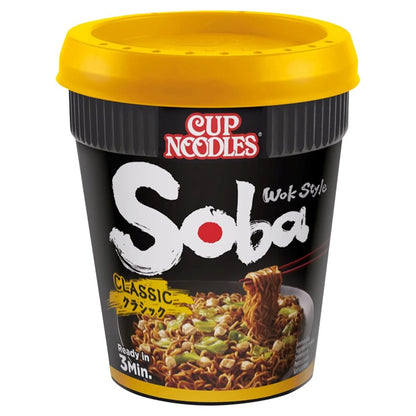 Nissin Soba Classic Instant Noodle Pot (8 x pack)