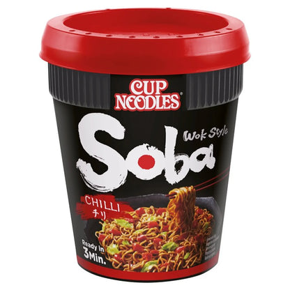 Nissin Soba Chilli Instant Noodle Pot (8 x pack)