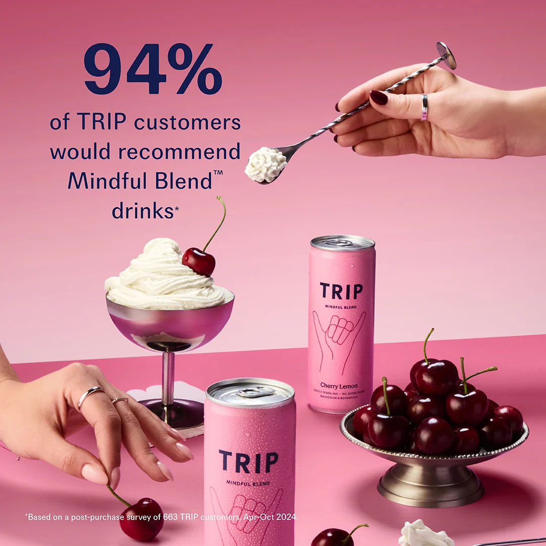 TRIP - Cherry Lemon Mindful Blend 12 x 250ml