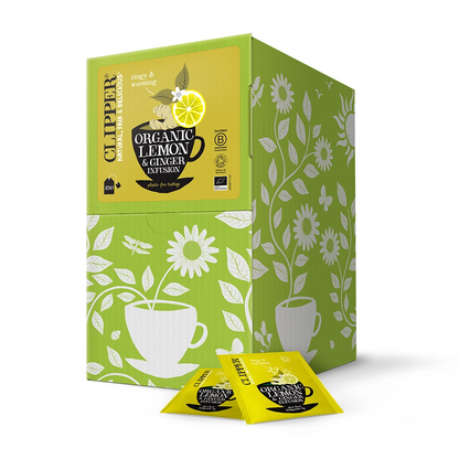 Clipper Lemon & Ginger Tea Bags | 250 Individually Wrapped
