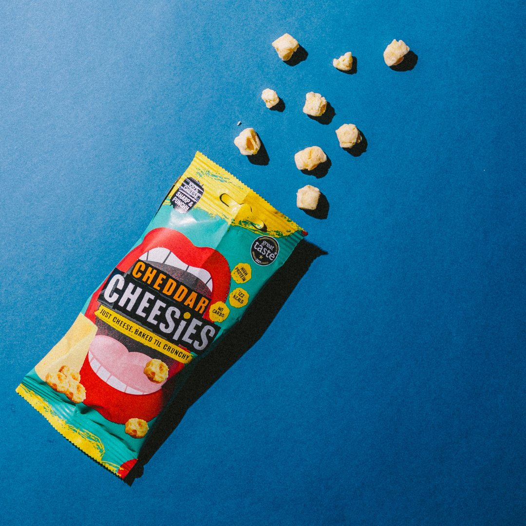 The Curators Cheddar Cheese Cheesies 12x20g