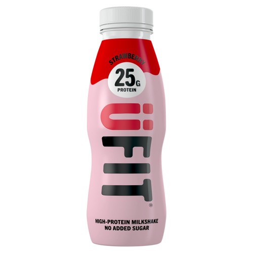 UFIT High 25g Protein Shake - Strawberry Flavour 10 x 330ml