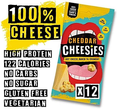 The Curators Cheddar Cheese Cheesies 12x20g
