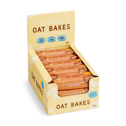 Oatopia Salted Caramel Oat Bake Box (15 x 60g)