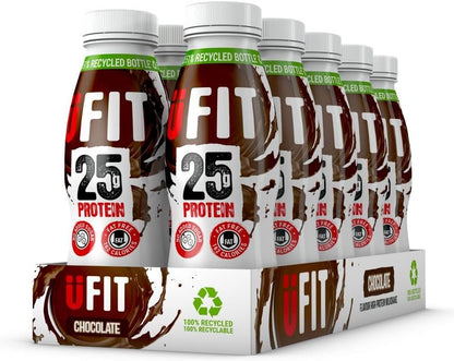 UFIT High 25g Protein Shake - Chocolate Flavour 10 x 330ml