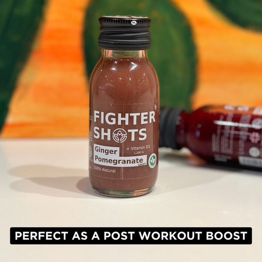 Fighter Shots Ginger + Pomegranate Shot + Vitamin D (12 x 60ml)