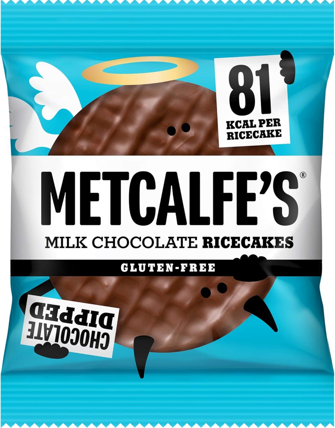 Metcalfe's Milk Chocolate Rice Cakes 12 x 34g