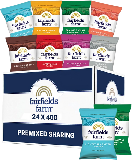 Fairfields Farm Mixed Box Crisps (24 x 40g)