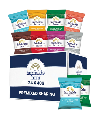 Fairfields Farm Mixed Box Crisps (24 x 40g)