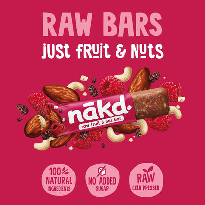 Nakd Berry Delight Natural Fruit & Nut Bars 18 x 35g
