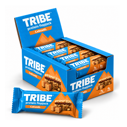 TRIBE Caramel Protein Flapjack 12 x 50g