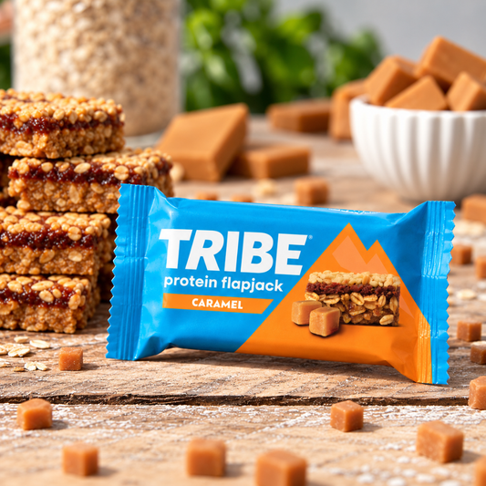TRIBE Caramel Protein Flapjack 12 x 50g