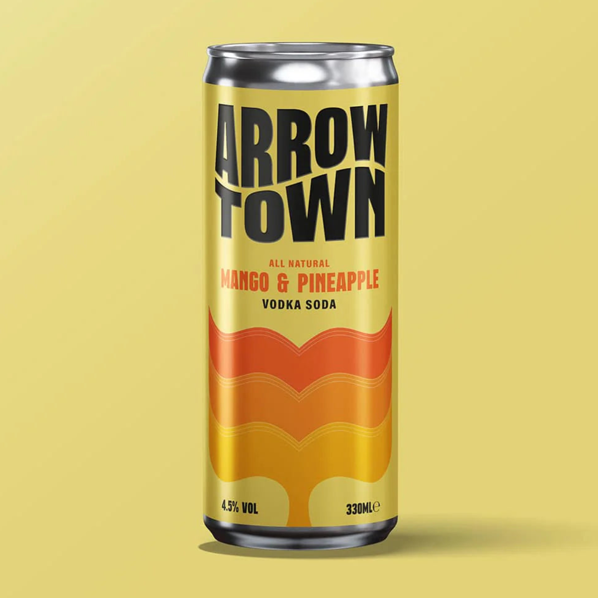 Arrowtown Mango & Pineapple Vodka Soda 12 x 330ml