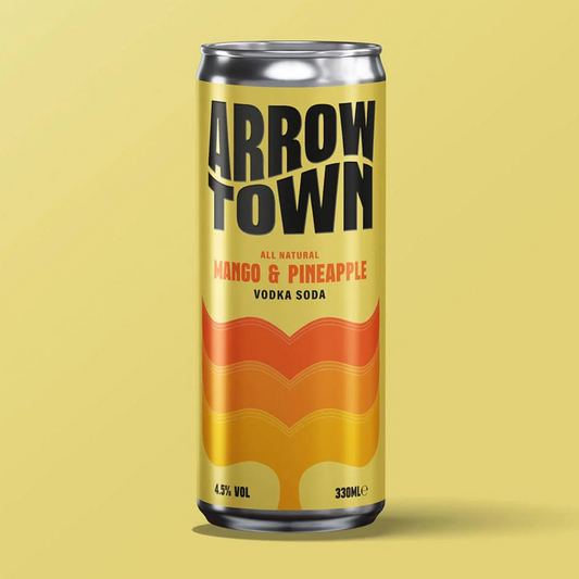 Arrowtown Mango & Pineapple Vodka Soda 12 x 330ml