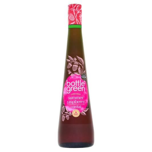 Bottle Green Plump Summer Raspberry Cordial 500ml