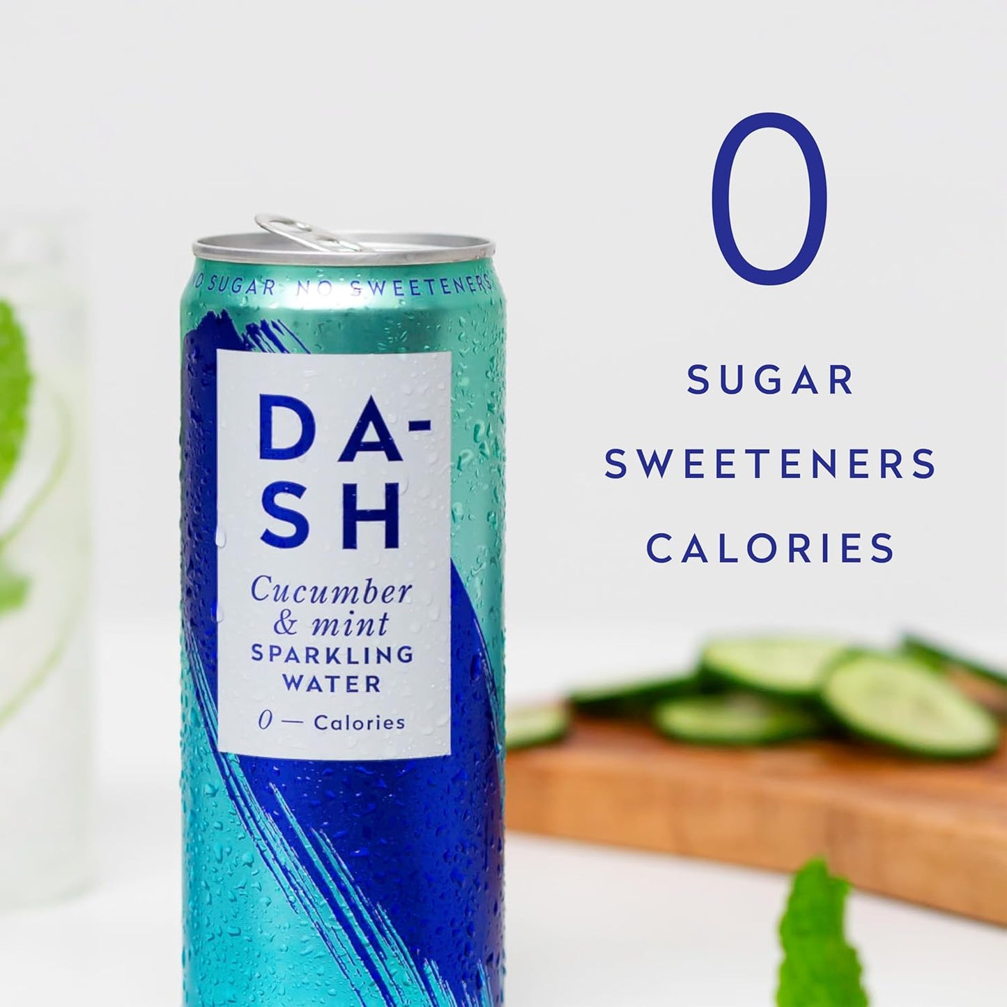 DASH Cucumber Infused Sparkling Water 12x330ml