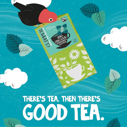 Clipper Peppermint Tea Bags - 250 Individually Wrapped