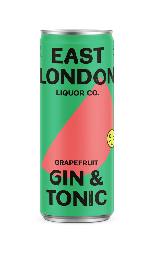 East London Liquor Grapefruit Gin & Tonic (12 x 250ml)