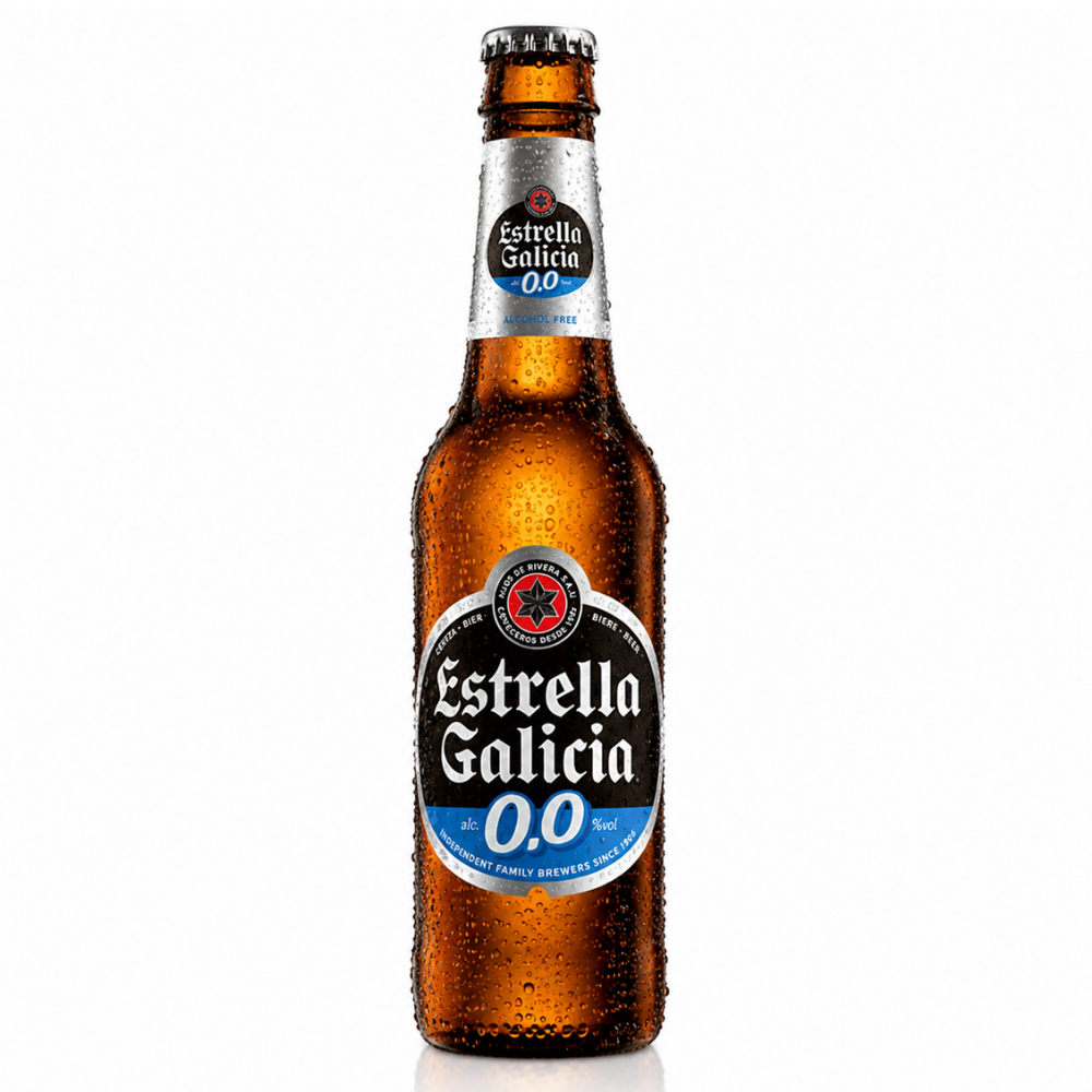 Estrella Galicia 0.0% Lager 12 x 330ml Bottles