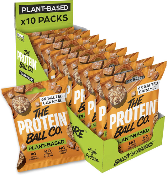 Salted Caramel Plant Protein Balls - 10 pack