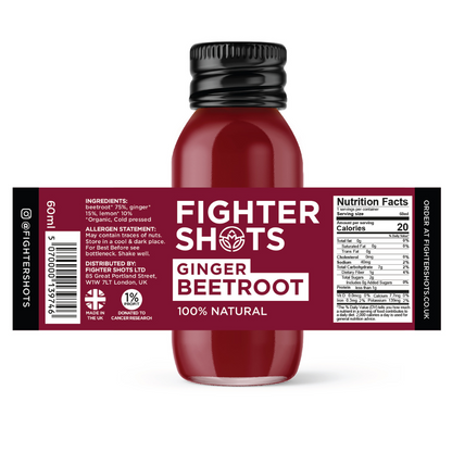 Fighter Shots Ginger + Beetroot (12 x 60ml)