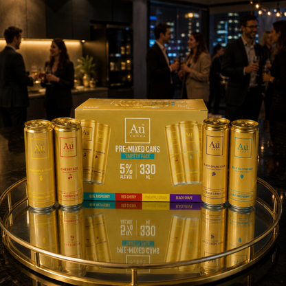 Au Vodka Pre-Mixed Cans Multi-Pack – Mixed 8 x 330ml