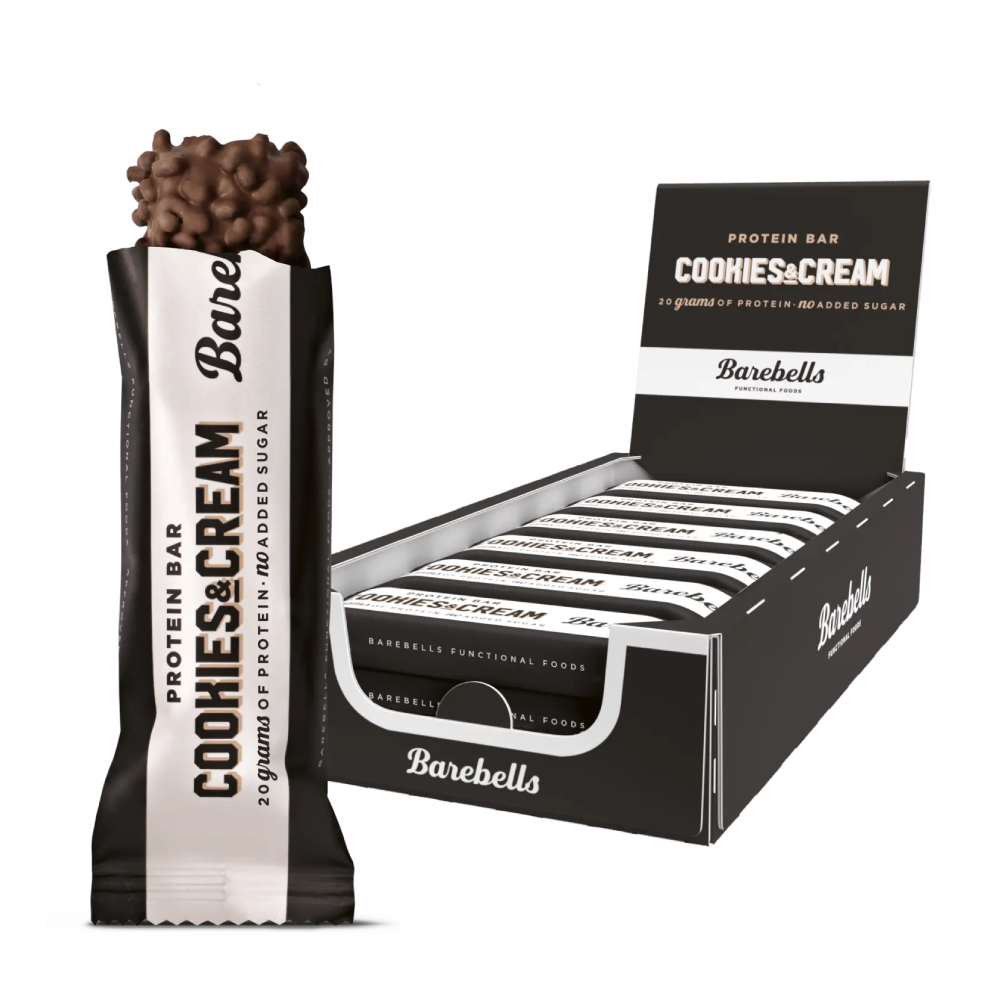 Barebells Protein Bar – Cookies & Cream - 12 x 55g