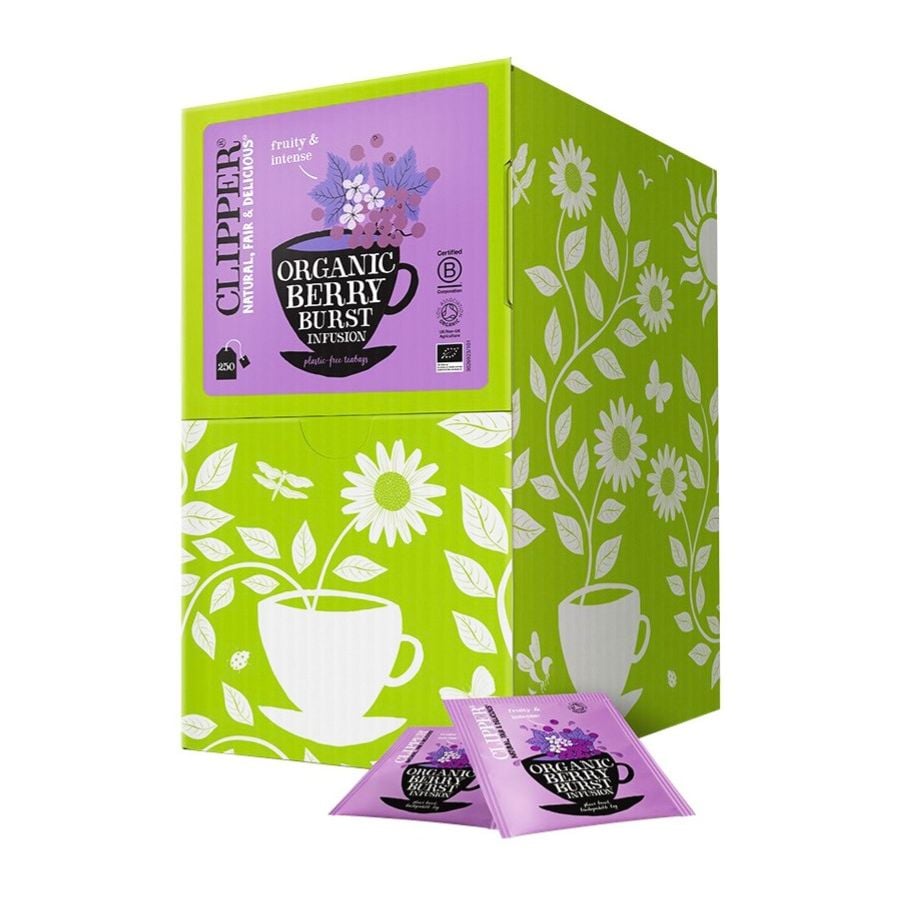 Clipper Berry Burst Infusion Tea Bag Envelopes (250 x envelopes)