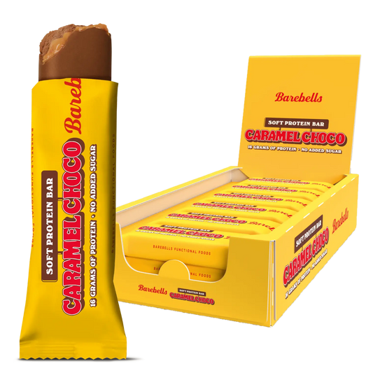 Barebells Soft Protein Bar – Caramel Choco - 12 x 55g