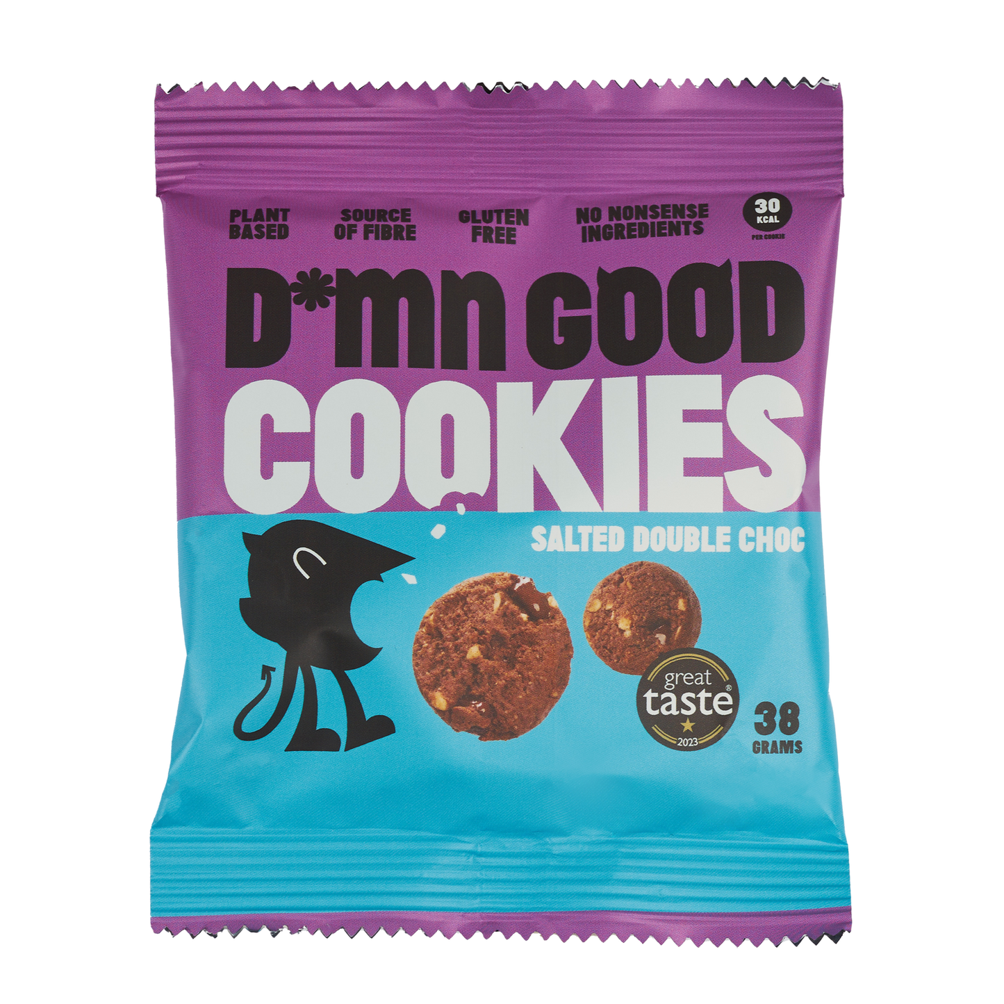 DAMN GOOD Cookies Salted Double Choc (12 x 38g)