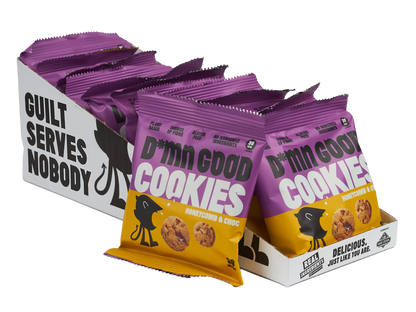 DAMN GOOD Honeycomb & Choc (12 x 38g bags)