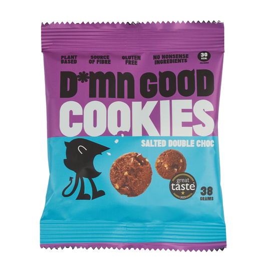 DAMN GOOD Cookies Salted Double Choc (12 x 38g)