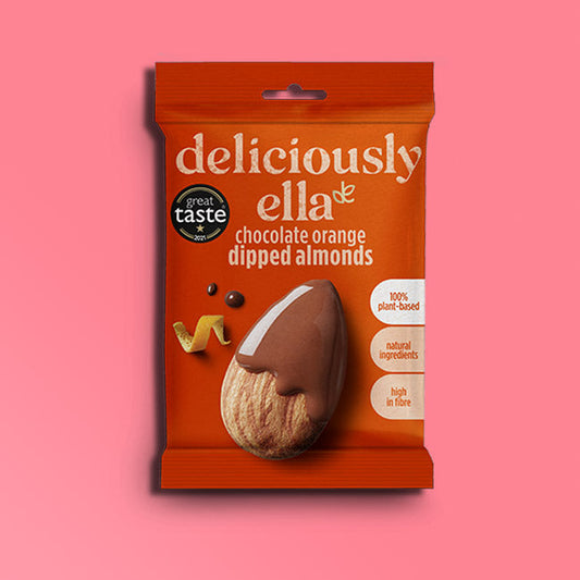 Deliciously Ella Chocolate Orange Dipped Almonds 12 x 27g