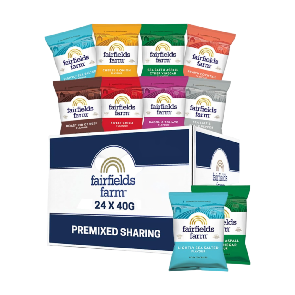 Fairfields Farm Mixed Box Crisps 24 x 40g