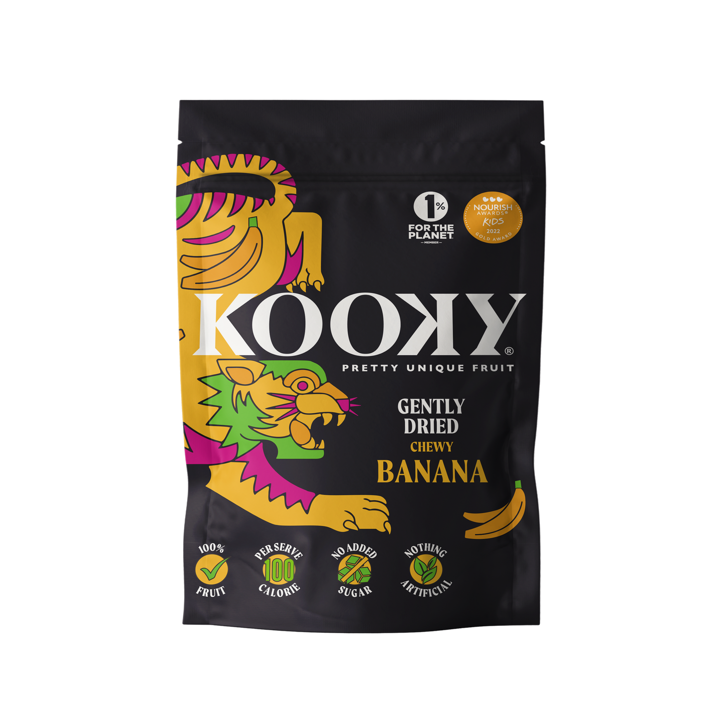 KOOKY - Gently Dried Banana (12 x 25g)