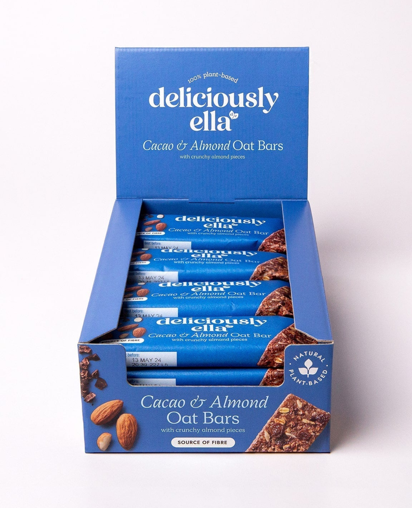 Deliciously Ella Cacao & Almond Oat Bars 16 x 50g
