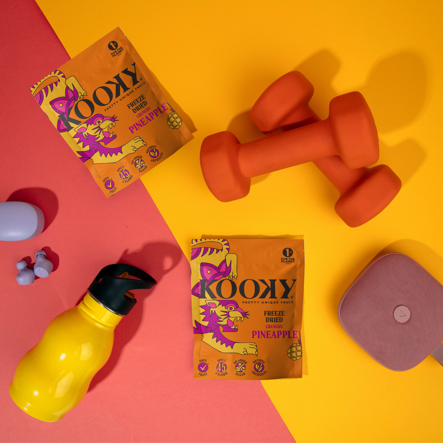 KOOKY Freeze Dried Pineapple (12 x 12g)