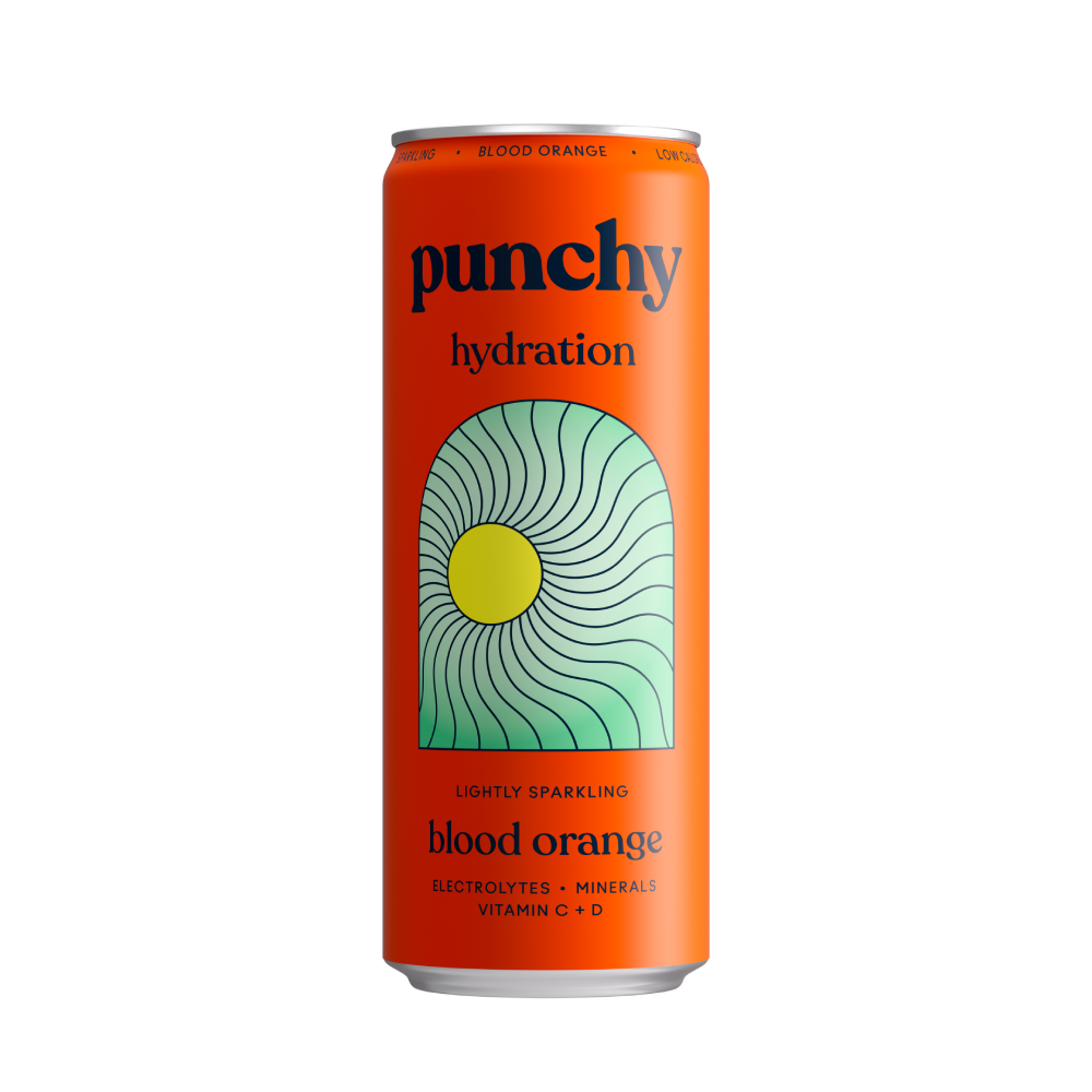 Punchy Blood Orange Electrolyte Sparkling Vitamin Drink 12 x 330ml